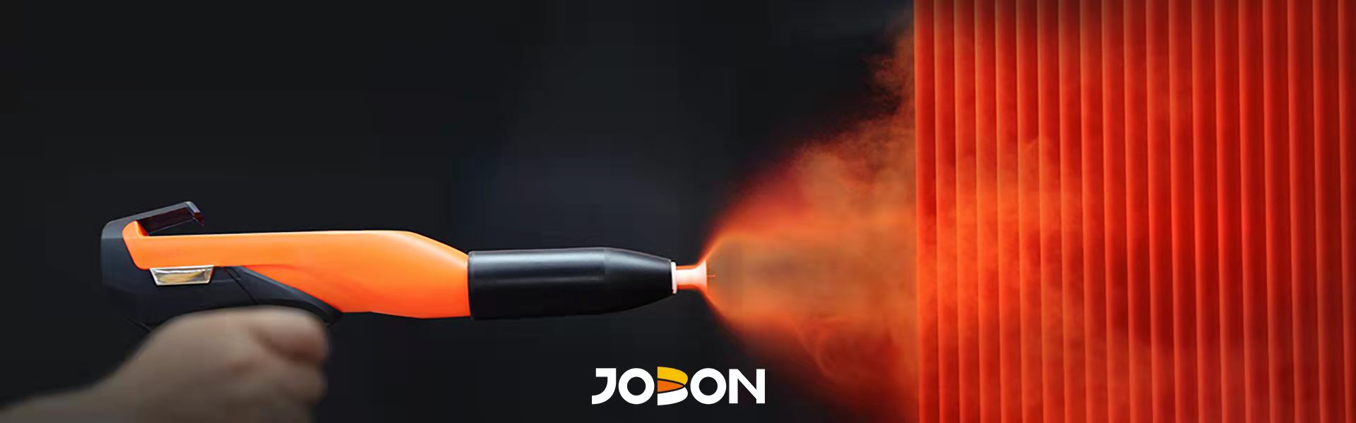 觀察噴槍出粉量時的視覺誤差